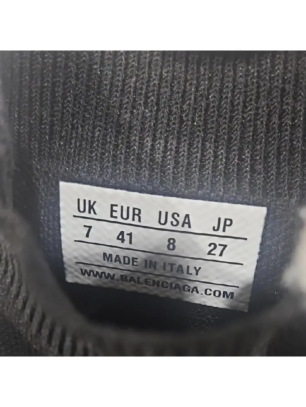 Balenciaga Black and White Women's Sock Sneakers